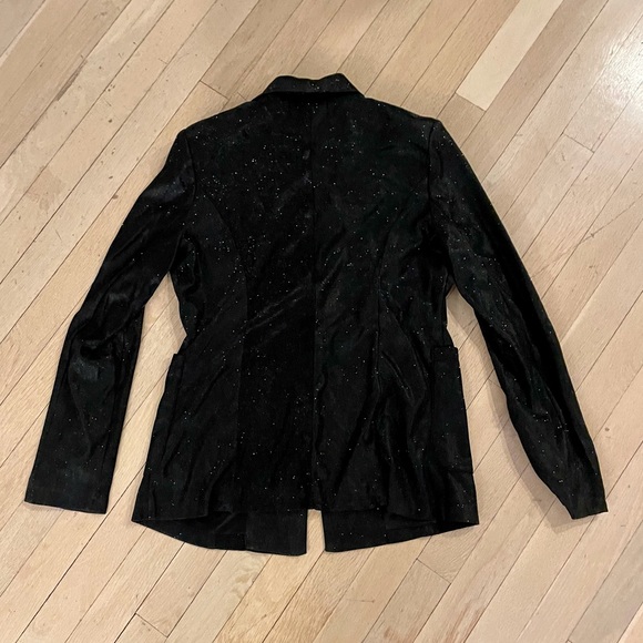 She La La sparkly fitted black blazer NWT - Picture 2 of 4